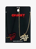 Chucky & Tiffany Best Friend Necklace Set