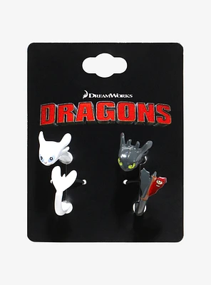 How To Train Your Dragon Toothless & Light Fury Ring Set