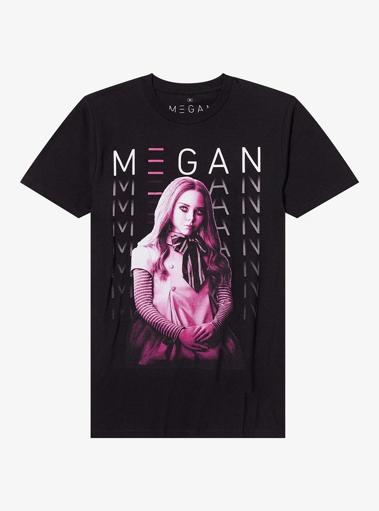 MEGAN Portrait Relaxed Fit Girls T-Shirt