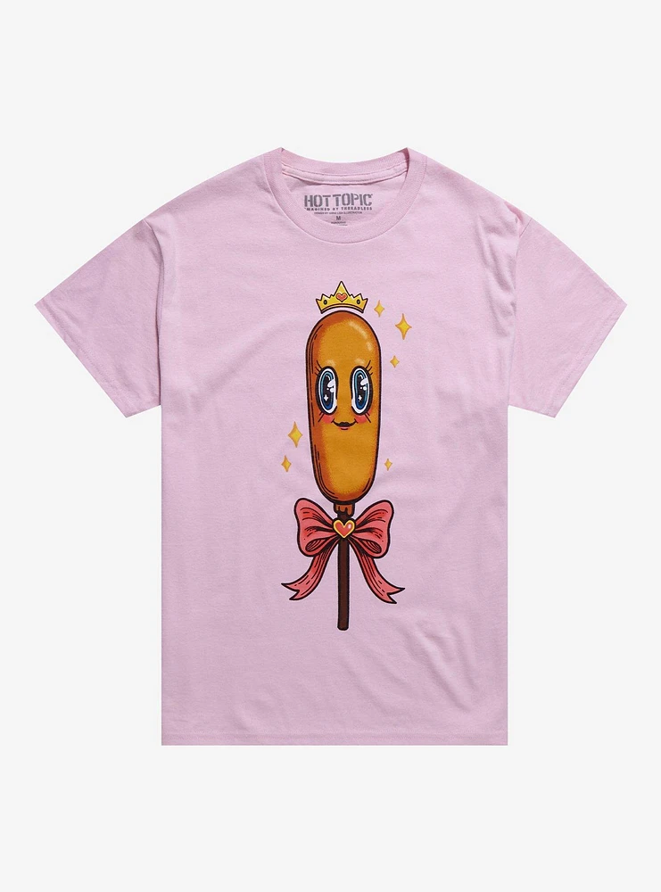 Corn Dog Princess T-Shirt By Anna Lisa Illustration