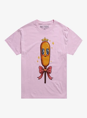 Corn Dog Princess T-Shirt By Anna Lisa Illustration