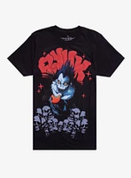 Death Note Ryuk Skull Puff Print T-Shirt