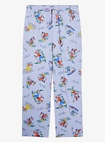 Disney Mickey & Friends Skiing Allover Print Sleep Pants — BoxLunch Exclusive