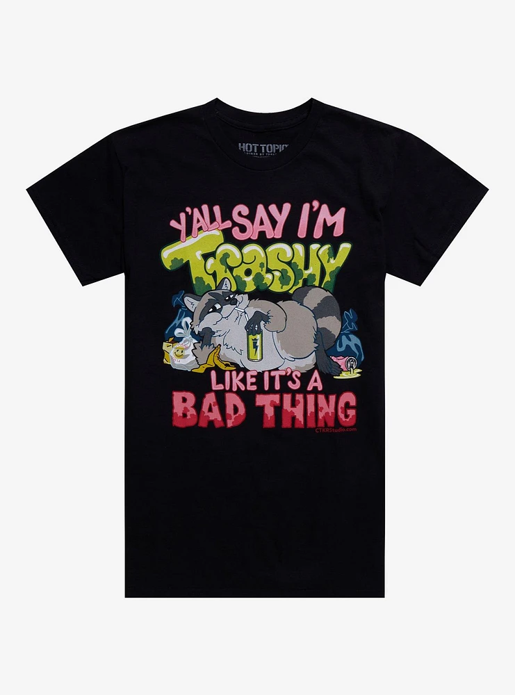 I'm Trashy Raccoon T-Shirt By CTKR Studio