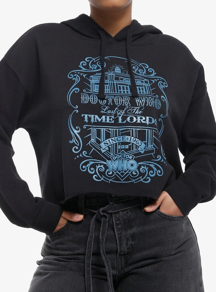 Doctor Who Last Of The Time Lords Crop Girls Hoodie