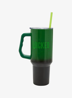 Wicked Elphaba Straw Tumbler with Handle