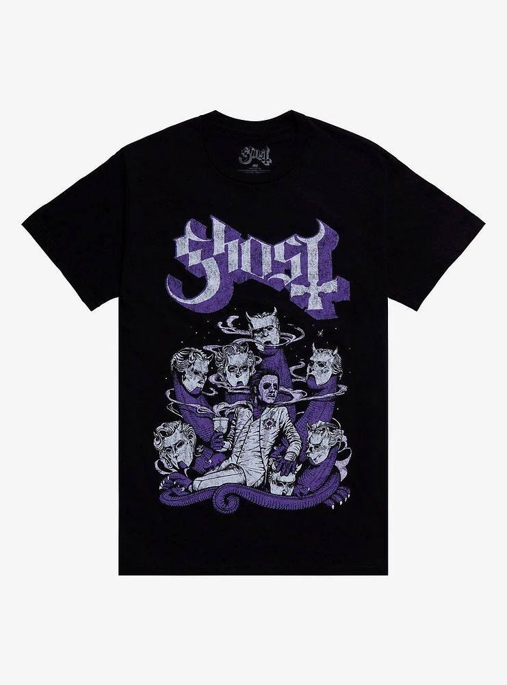 Ghost Tentacles Throne T-Shirt