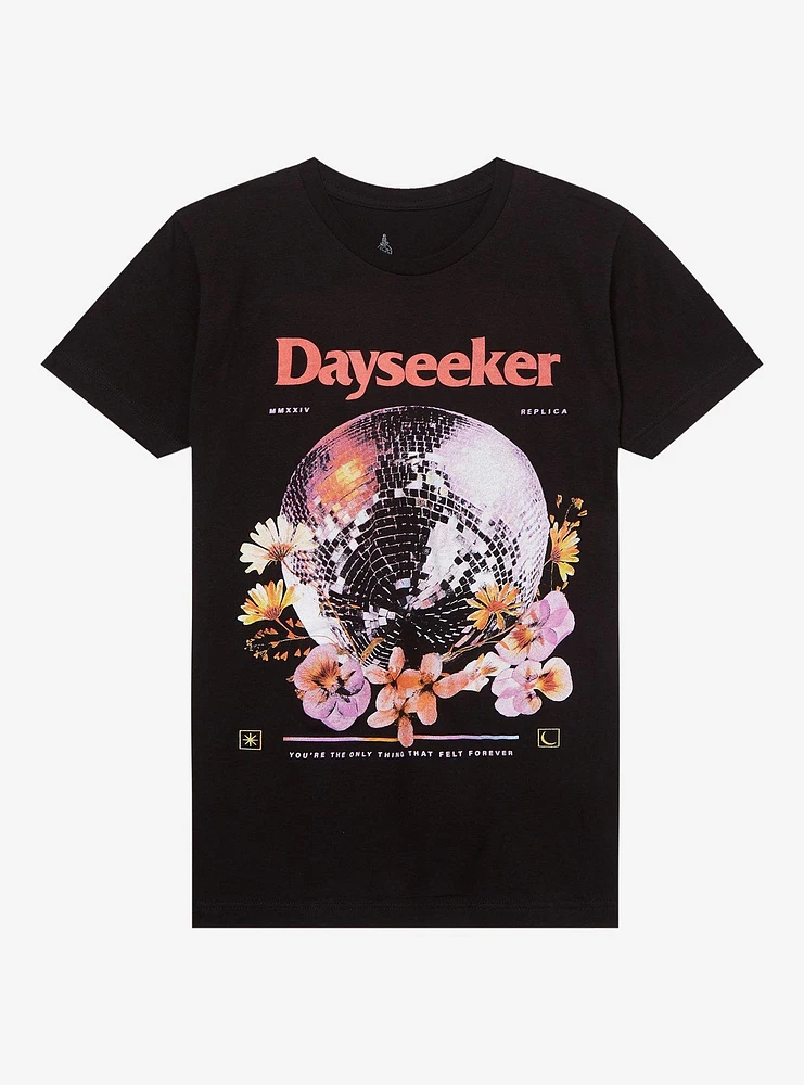 Dayseeker Disco Ball Boyfriend Fit Girls T-Shirt