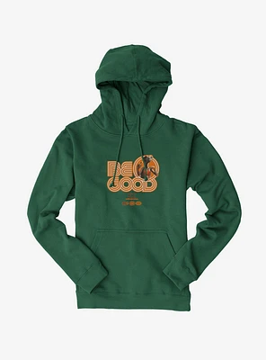 E.T. 40th Anniversary Be Good Bold Striped Font Orange Hoodie