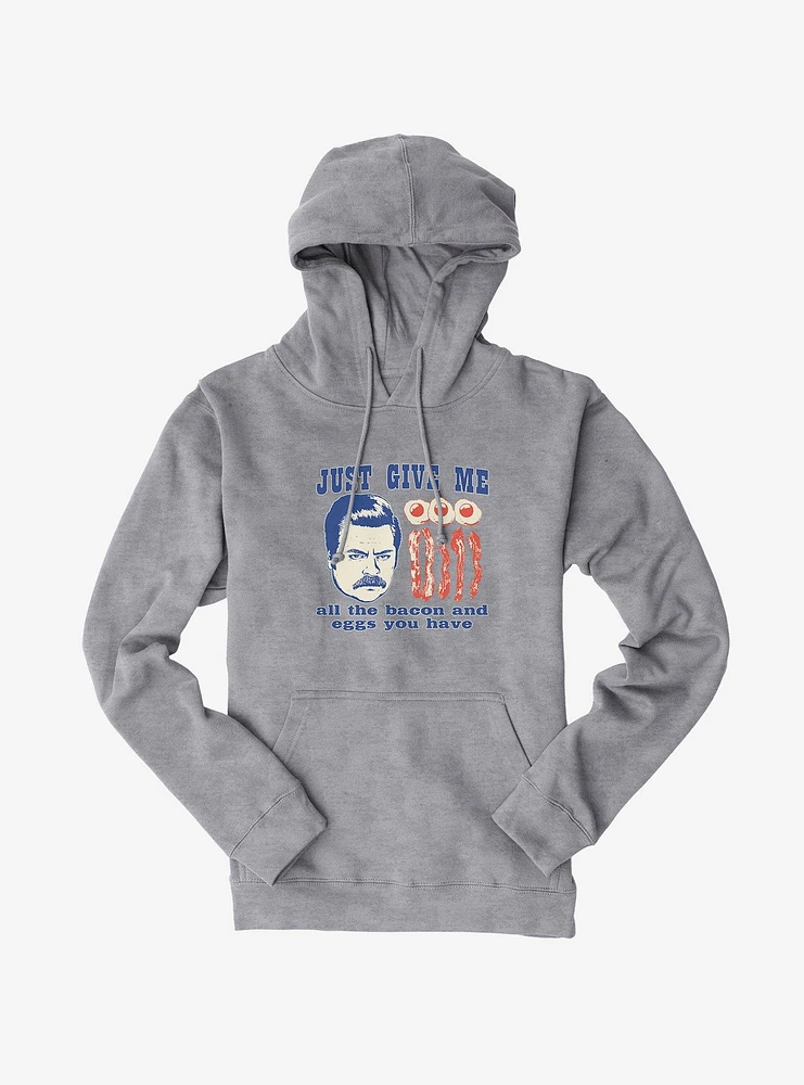 Parks And Recreation Ron Breakfast Hoodie