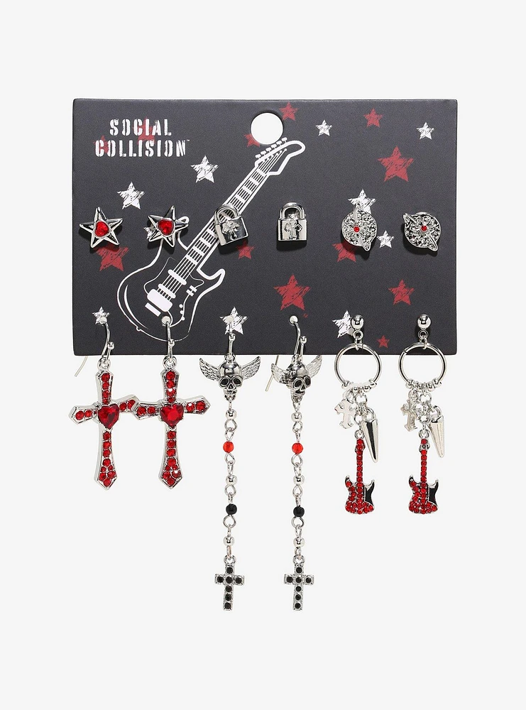 Social Collision Rock Star Earring Set