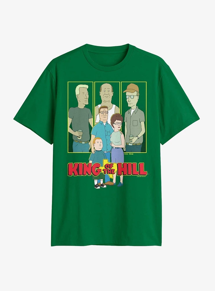 King of the Hill Gang Panels T-Shirt