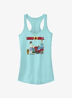 King of the Hill Logo Fam Girls Tank