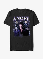 Buffy The Vampire Slayer Angel Retro Montage T-Shirt