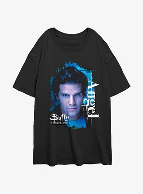 Buffy The Vampire Slayer Angel Girls Oversized T-Shirt