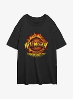 Buffy The Vampire Slayer Hell Mouth Demons Girls Oversized T-Shirt