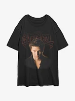 Buffy The Vampire Slayer Cursed Angel Girls Oversized T-Shirt