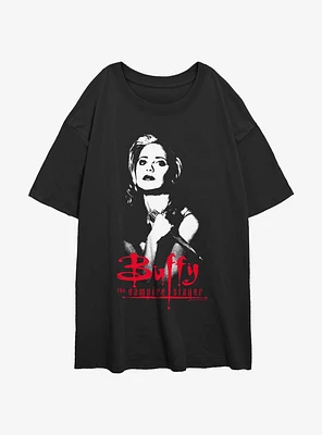 Buffy The Vampire Slayer Stake Girls Oversized T-Shirt