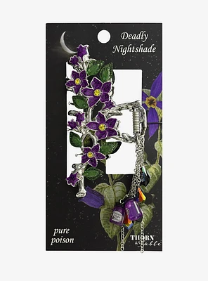 Thorn & Fable Deadly Nightshade Claw Hair Clip