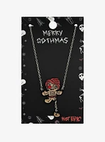 Goth Gingerbread Pendant Necklace