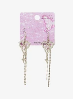 Sweet Society Jagged Heart Drop Earrings