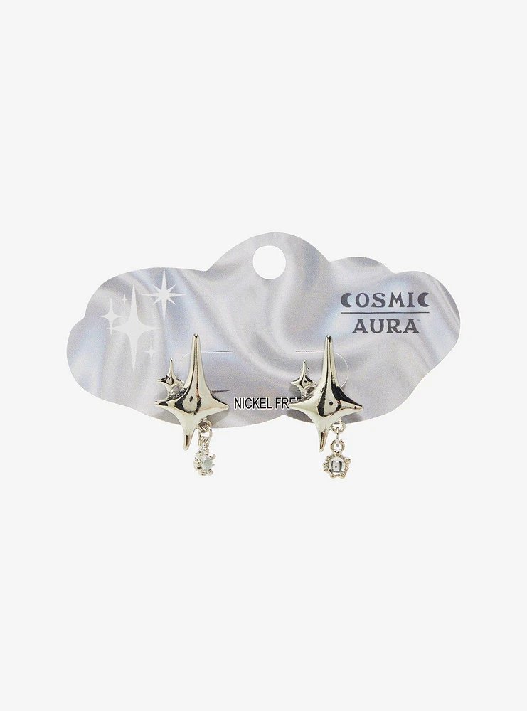 Cosmic Aura Aurora Star Stud Earrings