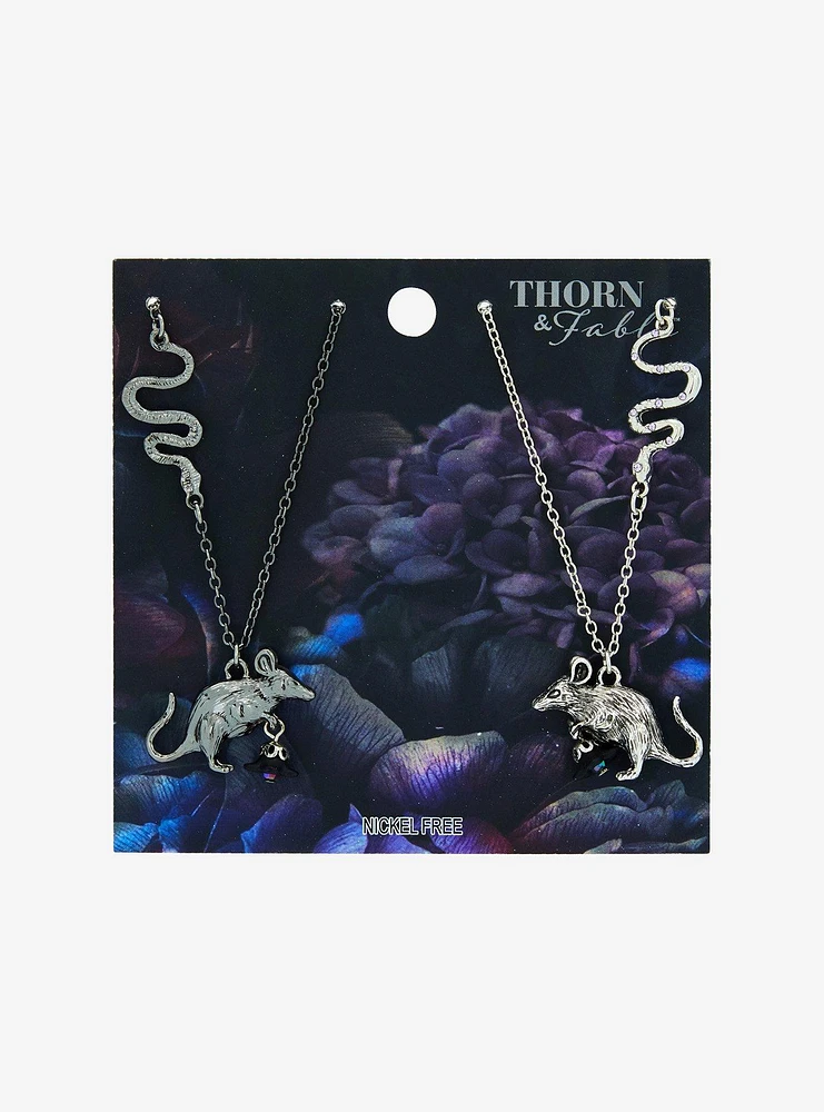 Thorn & Fable Rat Snake Best Friend Necklace Set