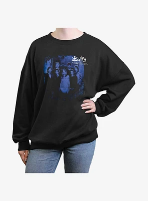 Buffy The Vampire Slayer Poster Girls Oversized Sweatshirt