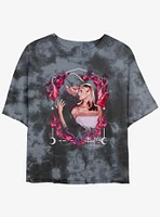 Buffy The Vampire Slayer Date Bite Girls Tie-Dye Crop T-Shirt