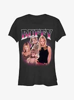 Buffy The Vampire Slayer Retro Montage Girls T-Shirt