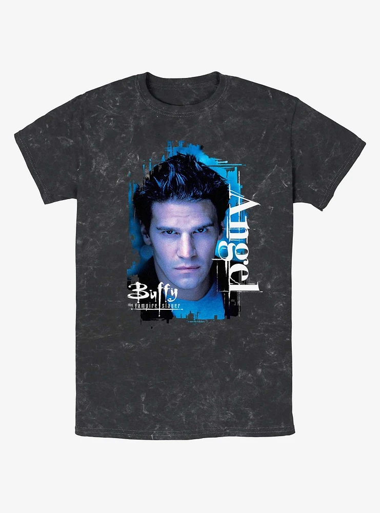 Buffy The Vampire Slayer Angel Mineral Wash T-Shirt