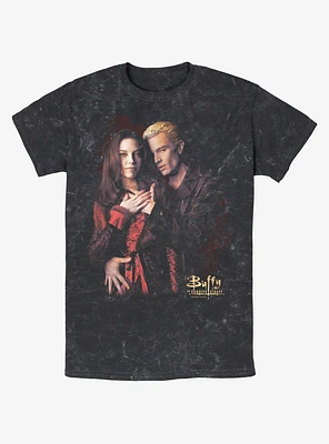 Buffy The Vampire Slayer Blood Love Mineral Wash T-Shirt