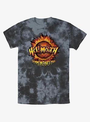 Buffy The Vampire Slayer Hell Mouth Demons Tie-Dye T-Shirt