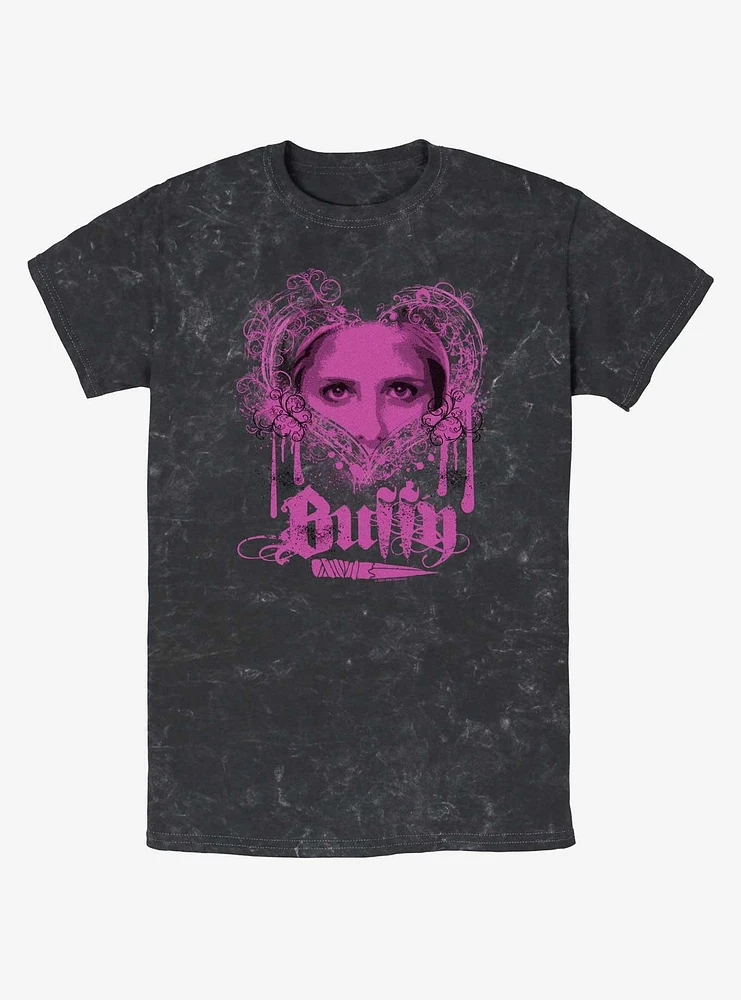 Buffy The Vampire Slayer Eyes Mineral Wash T-Shirt