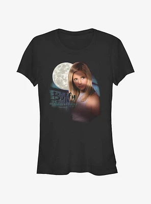 Buffy The Vampire Slayer Night Portrait Girls T-Shirt