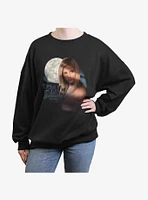 Buffy The Vampire Slayer Night Portrait Girls Oversized Sweatshirt