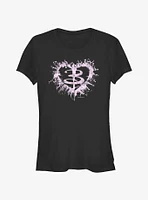 Buffy The Vampire Slayer Heart Logo Girls T-Shirt