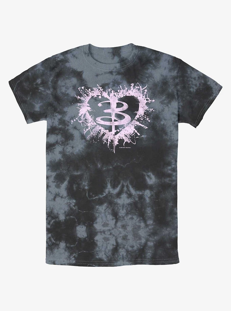 Buffy The Vampire Slayer Heart Logo Tie-Dye T-Shirt