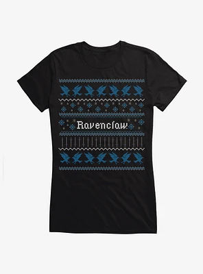 Harry Potter Ravenclaw Ugly Christmas Pattern Sweatshirt