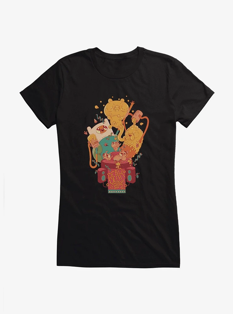 Adventure Time Bear Party Girls T-Shirt