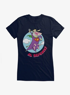 Cow And Chicken Al Rescate Girls T-Shirt