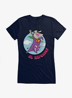 Cow And Chicken Al Rescate Girls T-Shirt