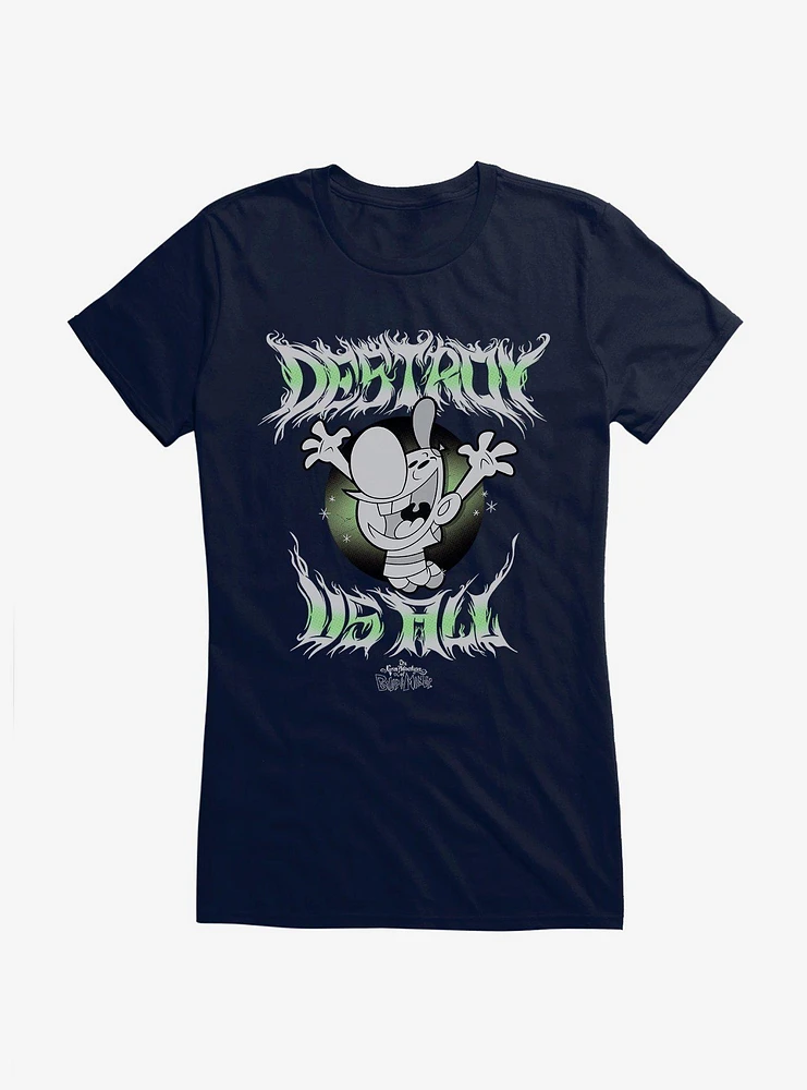 Grim Adventures Of Billy And Mandy Destroy All Girls T-Shirt