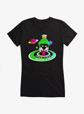 Looney Tunes Marvin The Martian Greetings Earthlings Girls T-Shirt