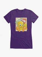 Looney Tunes Tweety Bird Taw A Puddy Tat Girls T-Shirt