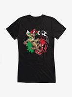 Looney Tunes Wile E. Coyote Football Mexico Girls T-Shirt