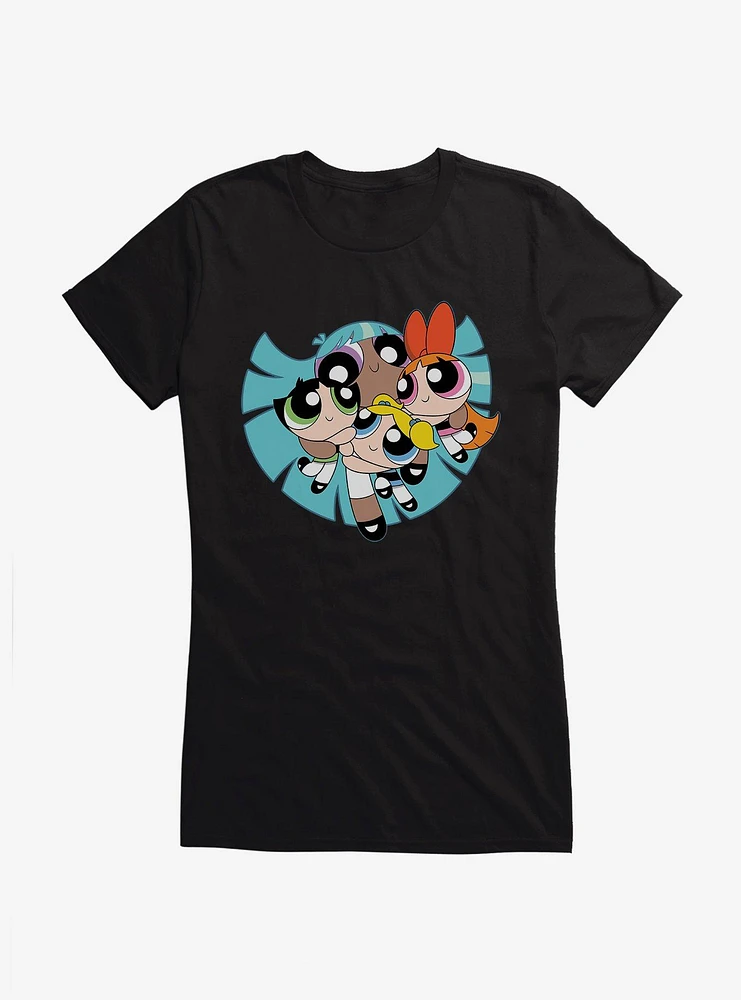 Powerpuff Girls Group Hug Open Eyes T-Shirt