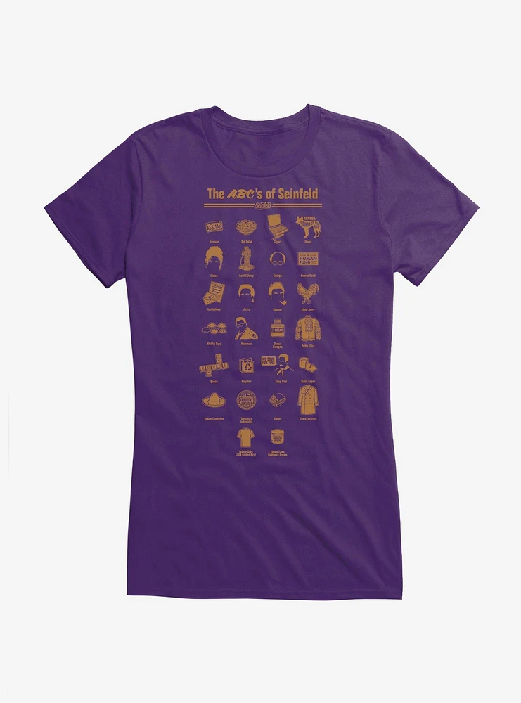 Seinfeld The ABC's Of Girls T-Shirt