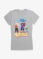 Steven Universe Character Grid Girls T-Shirt