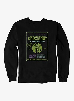 Beetlejuice 2 Betelguese Bio-Exorcist Calling Card Sweatshirt